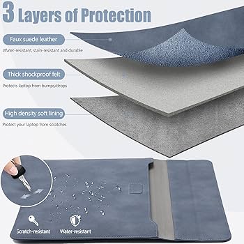 Amazon.com: HYZUO 13.3-14 Inch Laptop Sleeve Case with Stand